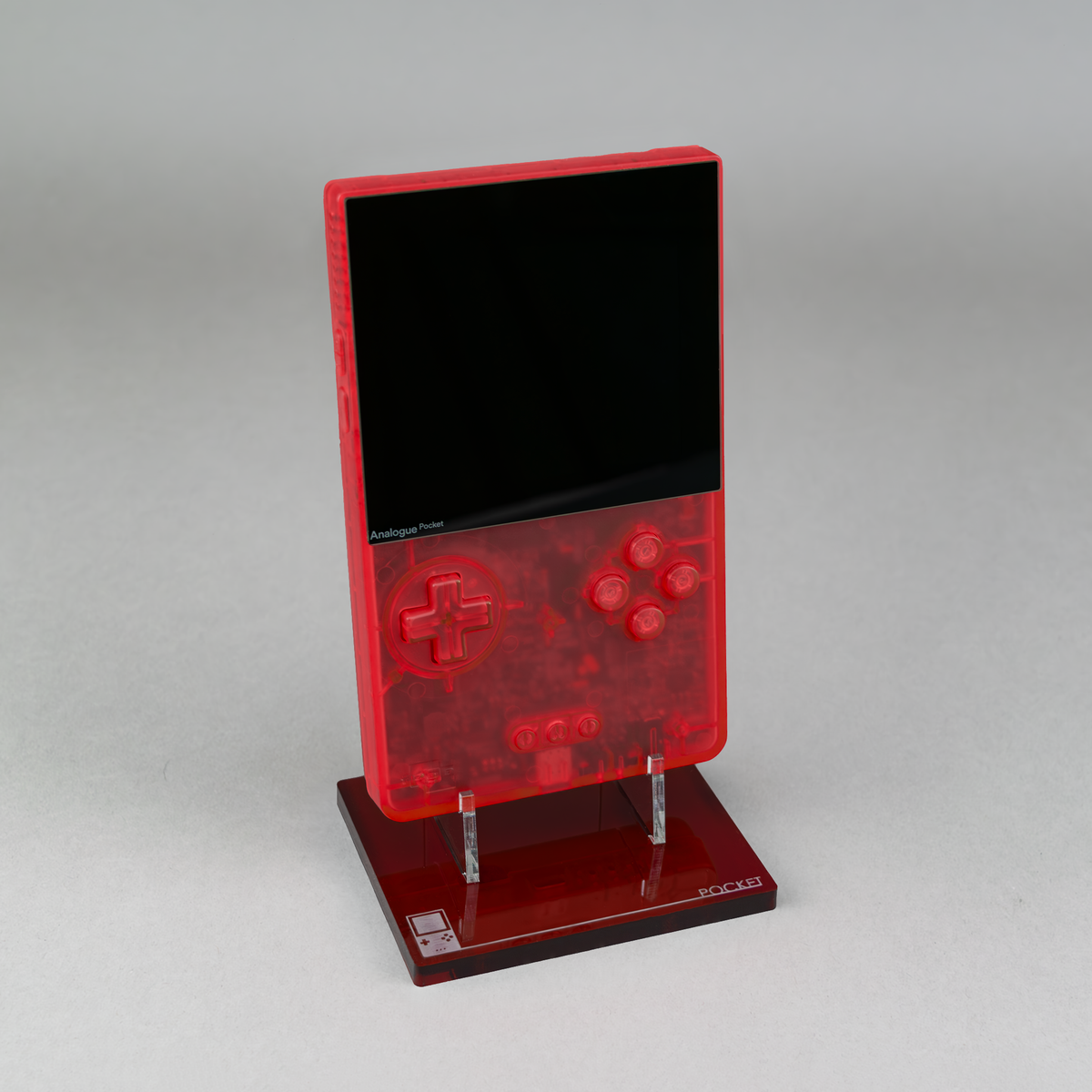 Analogue Pocket Display (TRANSPARENT RED) – Rose Colored