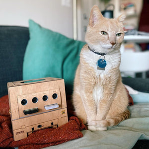 Nintendo GameCube + Game Boy Player Wood Veneer