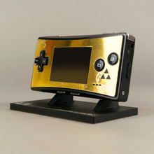 Load image into Gallery viewer, Game Boy Micro Zelda-Themed Gold Veneer Faceplate