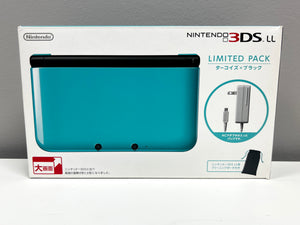 3DS LL - Turquoise/Black