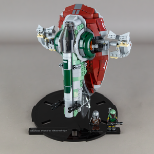Display for LEGO Starwars: Boba Fett's Starship (75312)