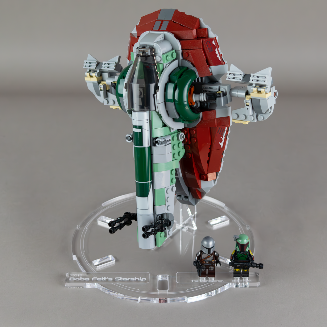 Display for LEGO Starwars: Boba Fett's Starship (75312)