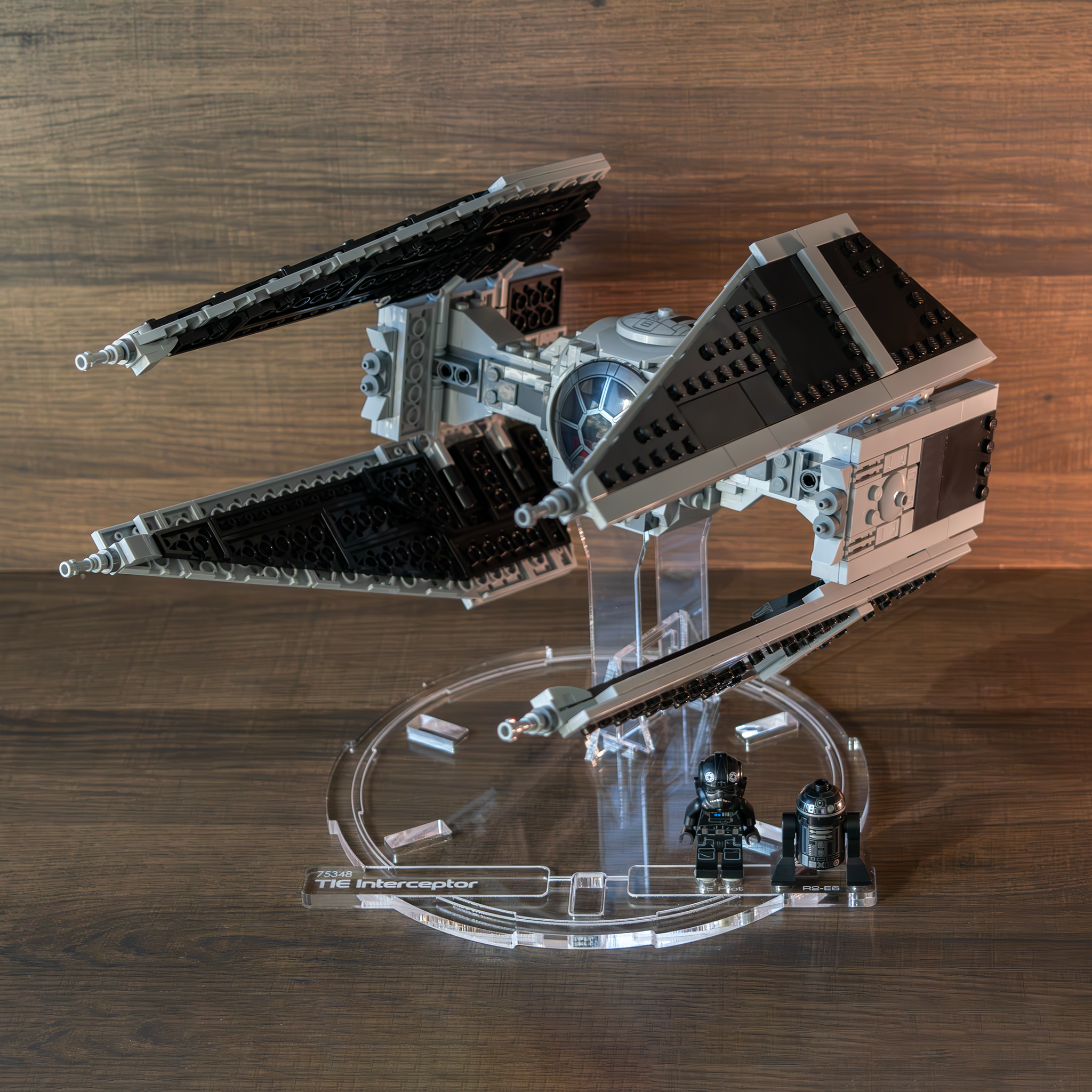 Display for LEGO Star Wars TIE Interceptor 75348 Rose