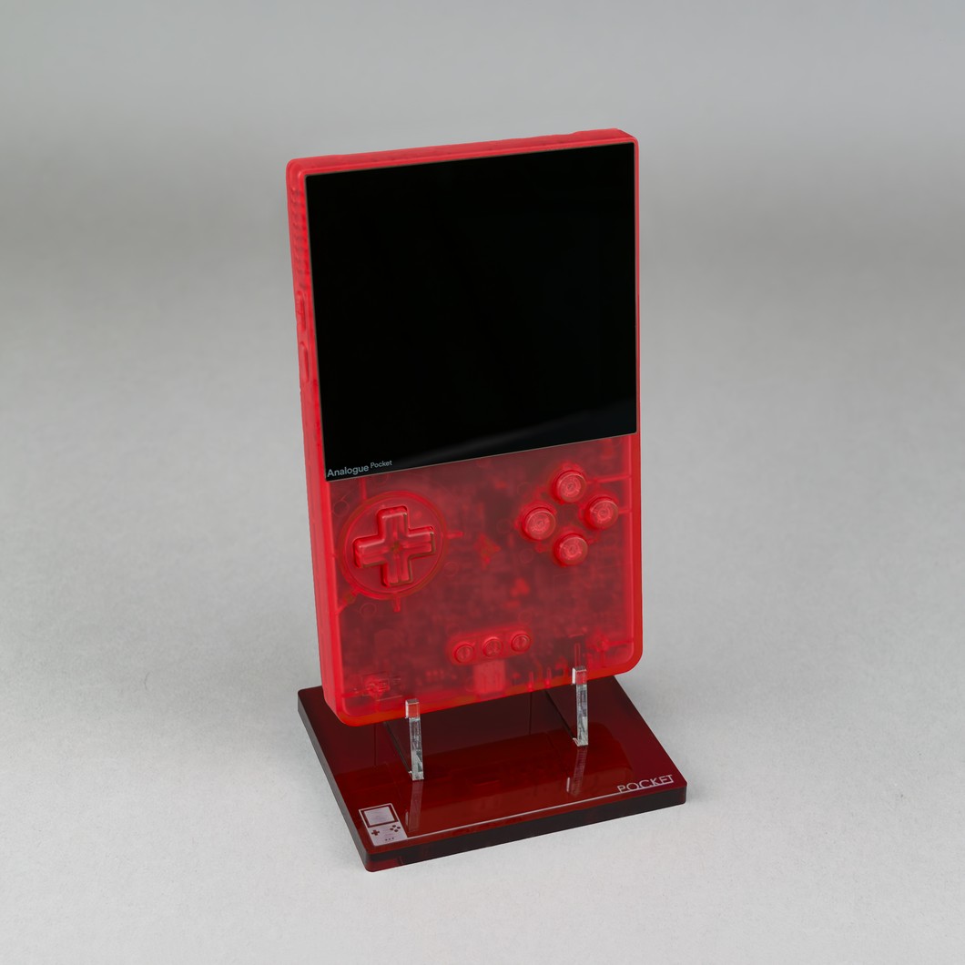 Analogue Pocket Display (TRANSPARENT RED) – Rose Colored Gaming