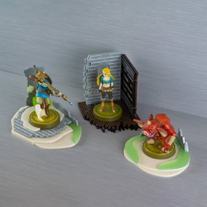Zelda BotW Amiibo Display- Set of 3