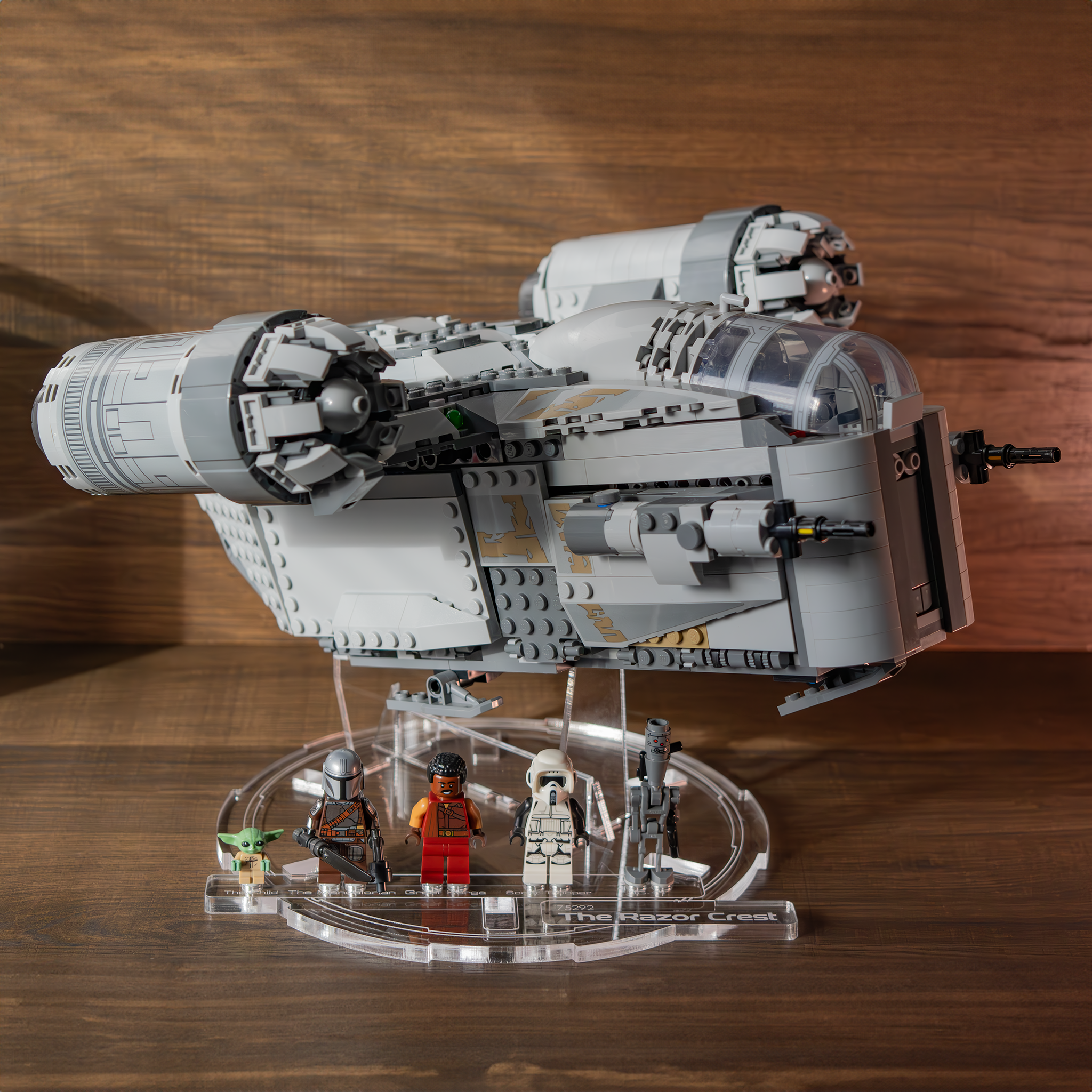 Display for LEGO Star Wars Razor Crest 75292 Rose Colored Gaming
