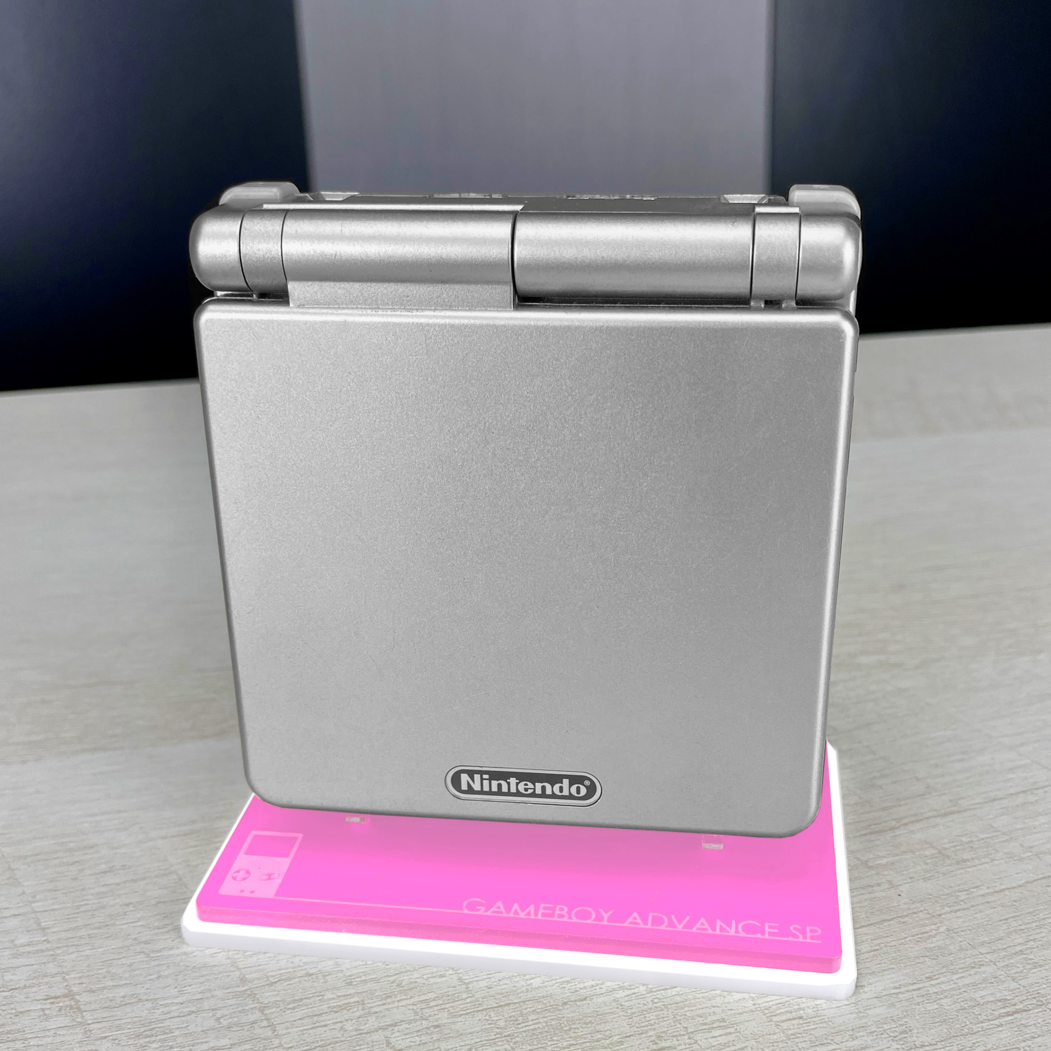 Game Boy Advance SP Display Vibrant Hues Rose Colored Gaming