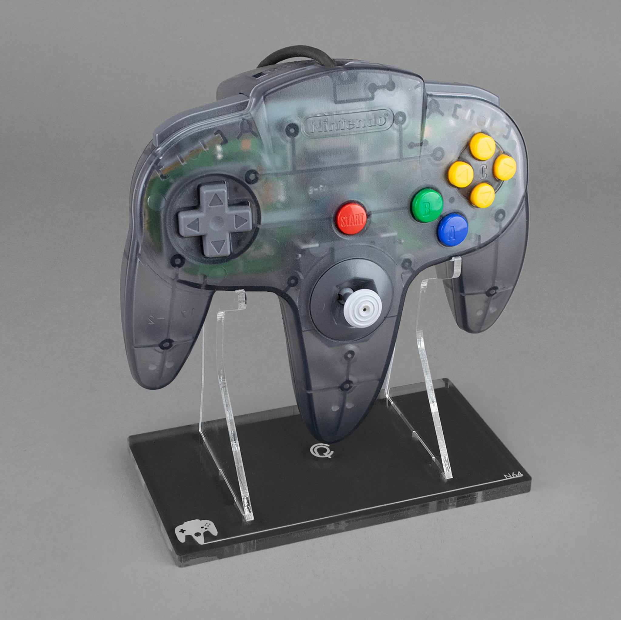 N64】Nintendo 64 コントローラー 繋ぐ クリアブルー N64】Nintendo 64 コントローラー 繋ぐ クリアブルー