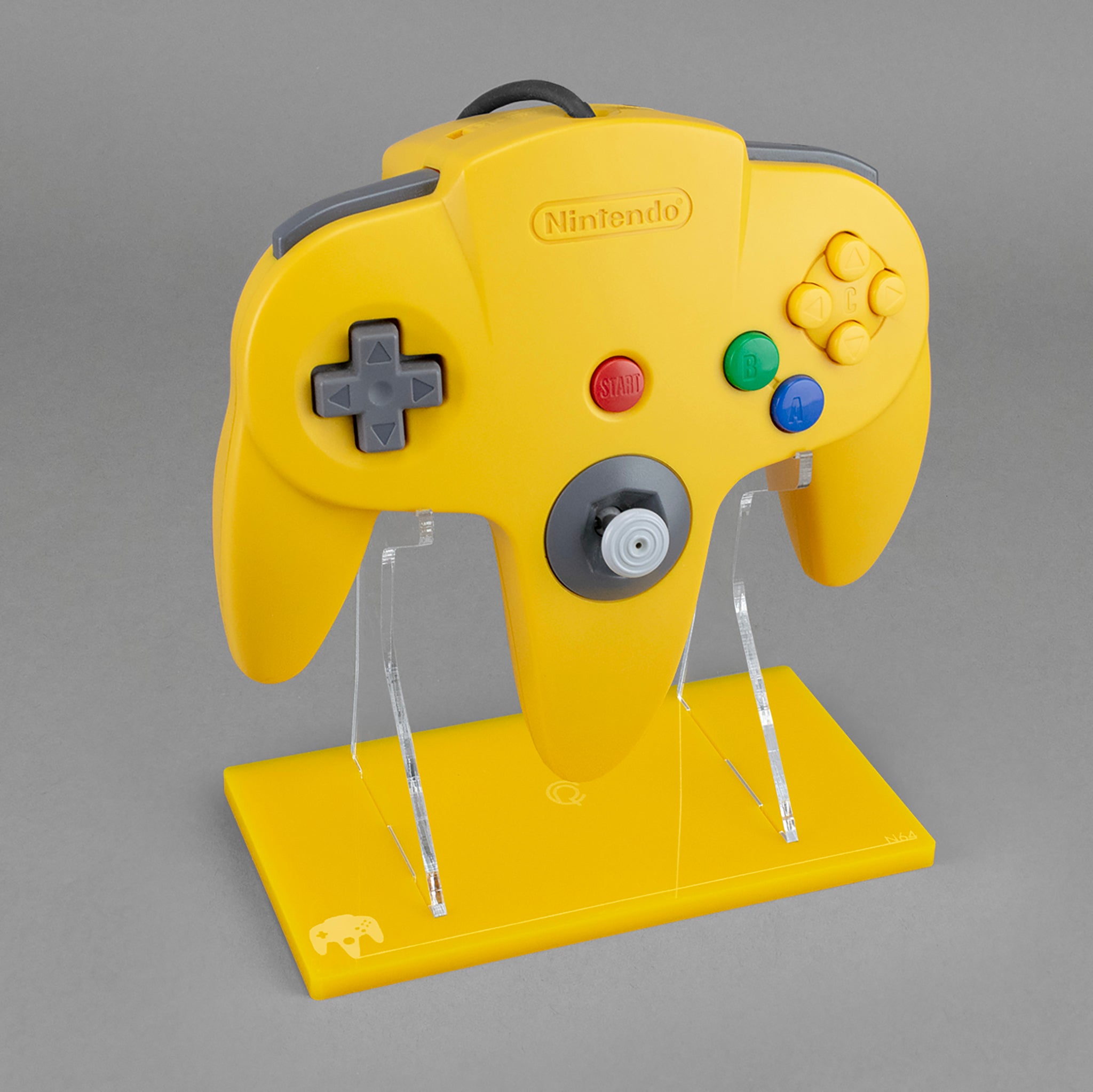 未使用】任天堂 Nintendo N64 コントローラー 黄色 イエロー