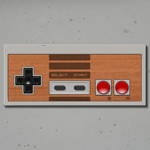 NES Controller Wood Veneer