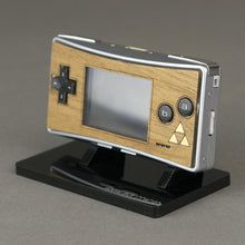 Load image into Gallery viewer, Game Boy Micro Zelda-Themed Wood Veneer Faceplate