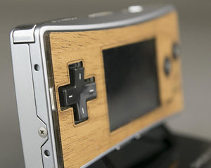 Game Boy Micro Zelda-Themed Wood Veneer Faceplate