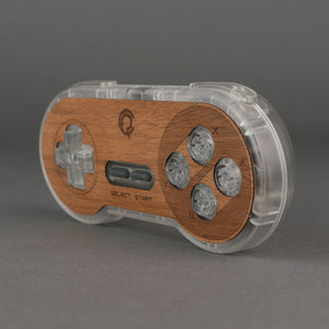 8BitDo SNES Wireless Controller Wood Veneer