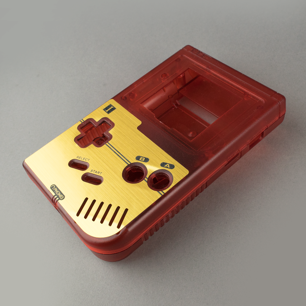 Famicom Style Game Boy Color Gold Veneer – Rose Colored Gaming
