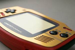 Famicom Style Game Boy Advance Gold Veneer