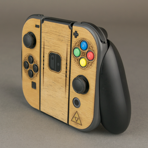 Nintendo Switch Joy-Con Controller Zelda-Themed Wood Veneer