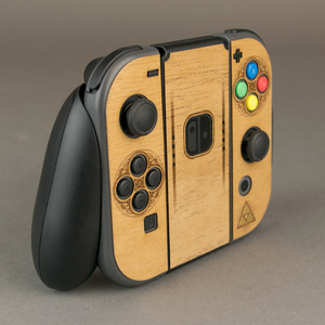 Nintendo Switch Joy-Con Controller Zelda-Themed Wood Veneer