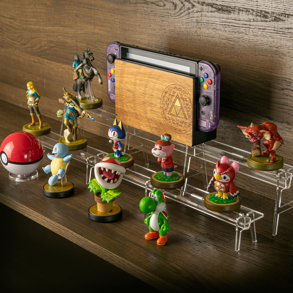 Nintendo Switch Dock Pokémon-Themed Wood Veneer – Rose Colored Gaming