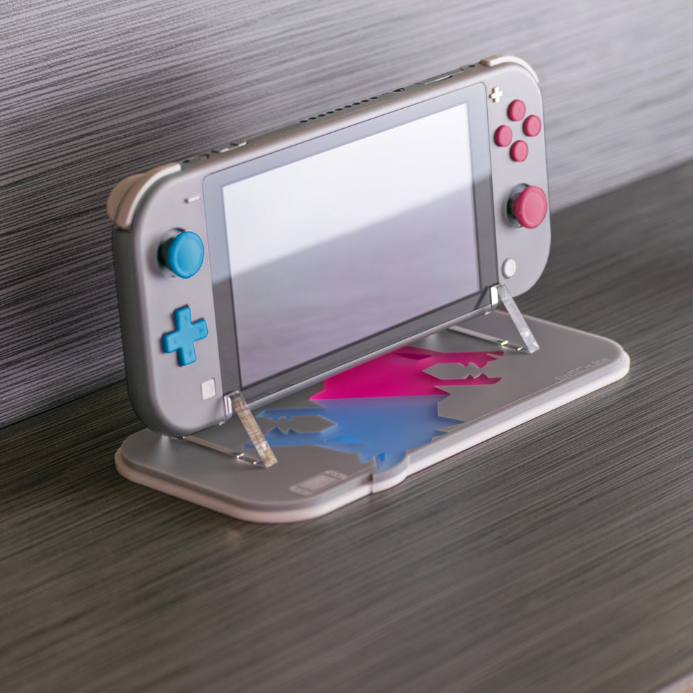 Nintendo Switch Lite Zacian and Zamazenta Pokemon Edition Gray - US Charger  (HDHSGBZAA) - US
