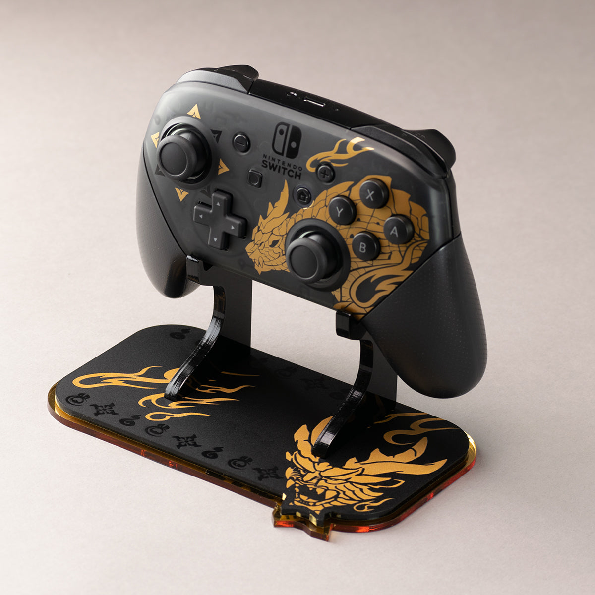 Monster Hunter Rise Switch Pro Controller Display – Colored