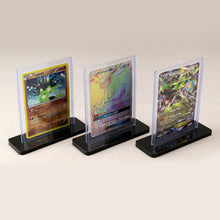 Load image into Gallery viewer, Trading Card Display Stand for Pokémon, Yu-Gi-Oh!, MtG, Sports, etc.
