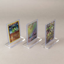 Load image into Gallery viewer, Trading Card Display Stand for Pokémon, Yu-Gi-Oh!, MtG, Sports, etc.