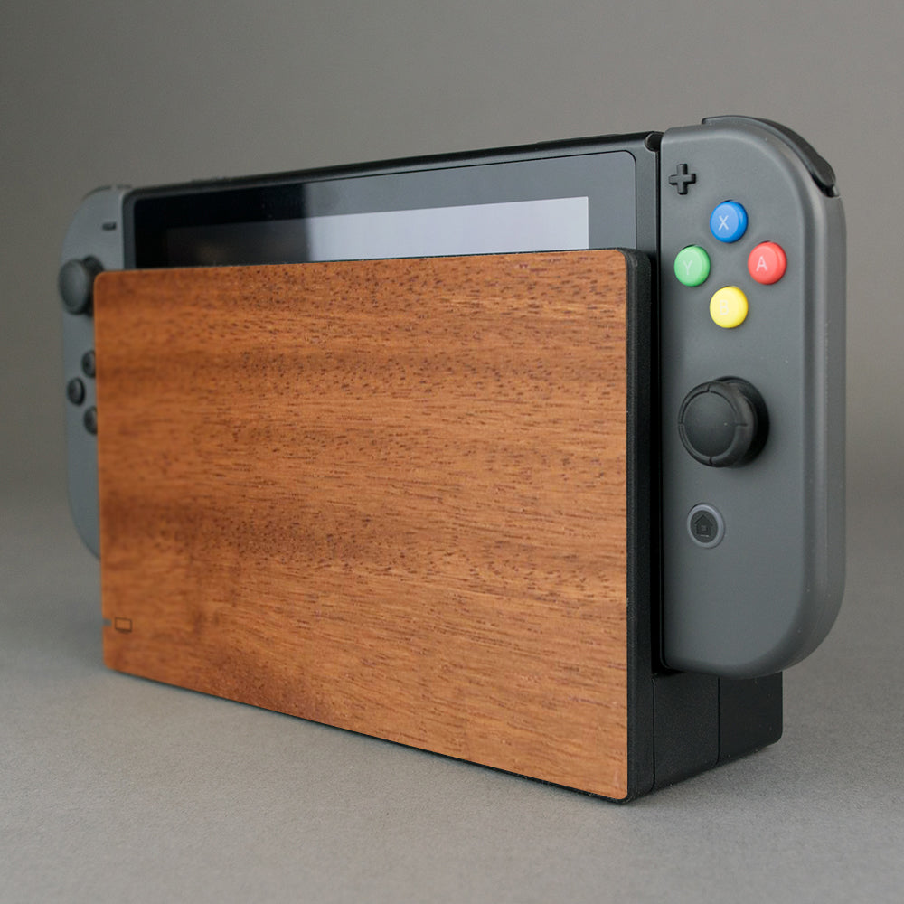 Nintendo Switch Dock Wood Veneer – Rose Colored Gaming