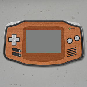 Game Boy Advance Wood Veneer