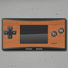 Load image into Gallery viewer, Game Boy Micro Wood Veneer Faceplate