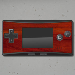 Game Boy Micro Wood Veneer Faceplate