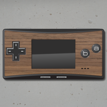 Load image into Gallery viewer, Game Boy Micro Wood Veneer Faceplate